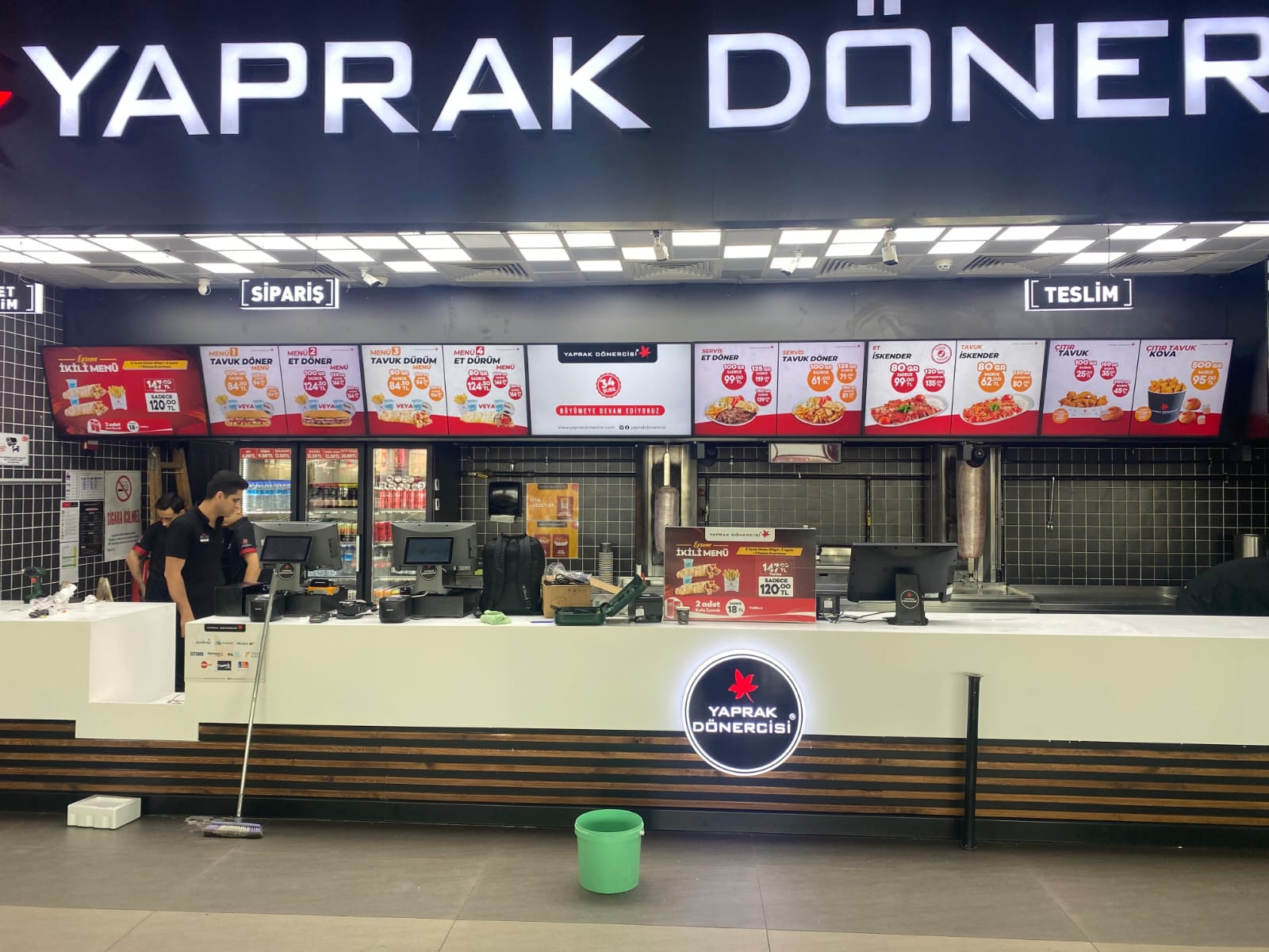 Dijital Menü Board Örneği 1