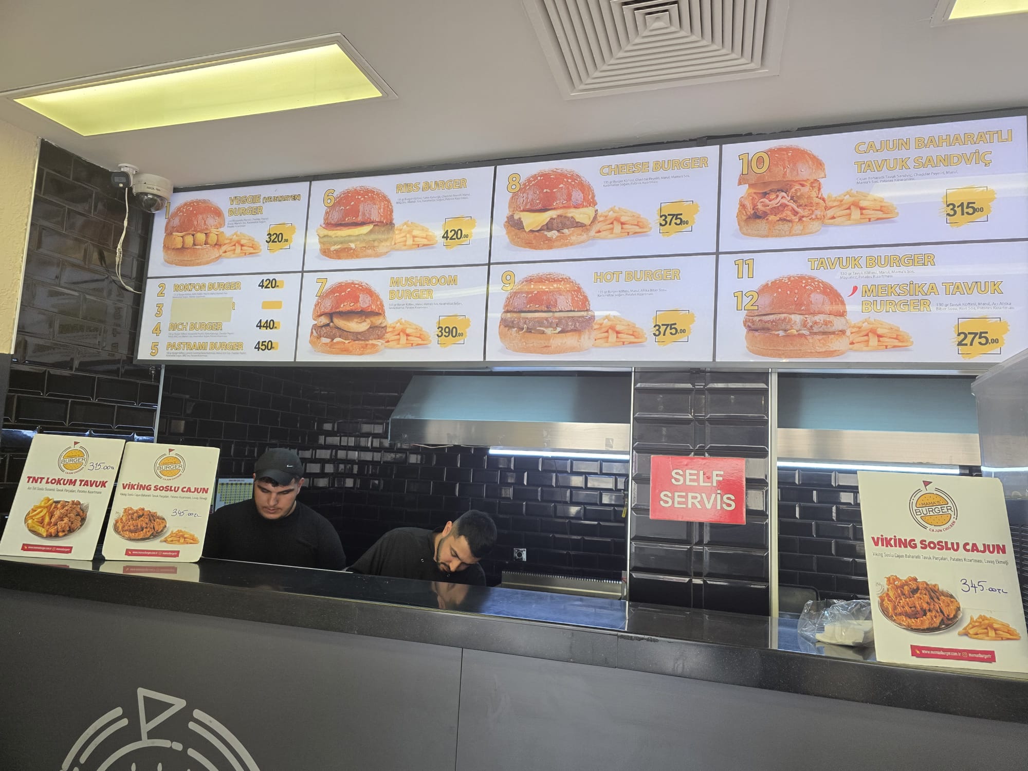 Dijital Menü Board Örneği 9