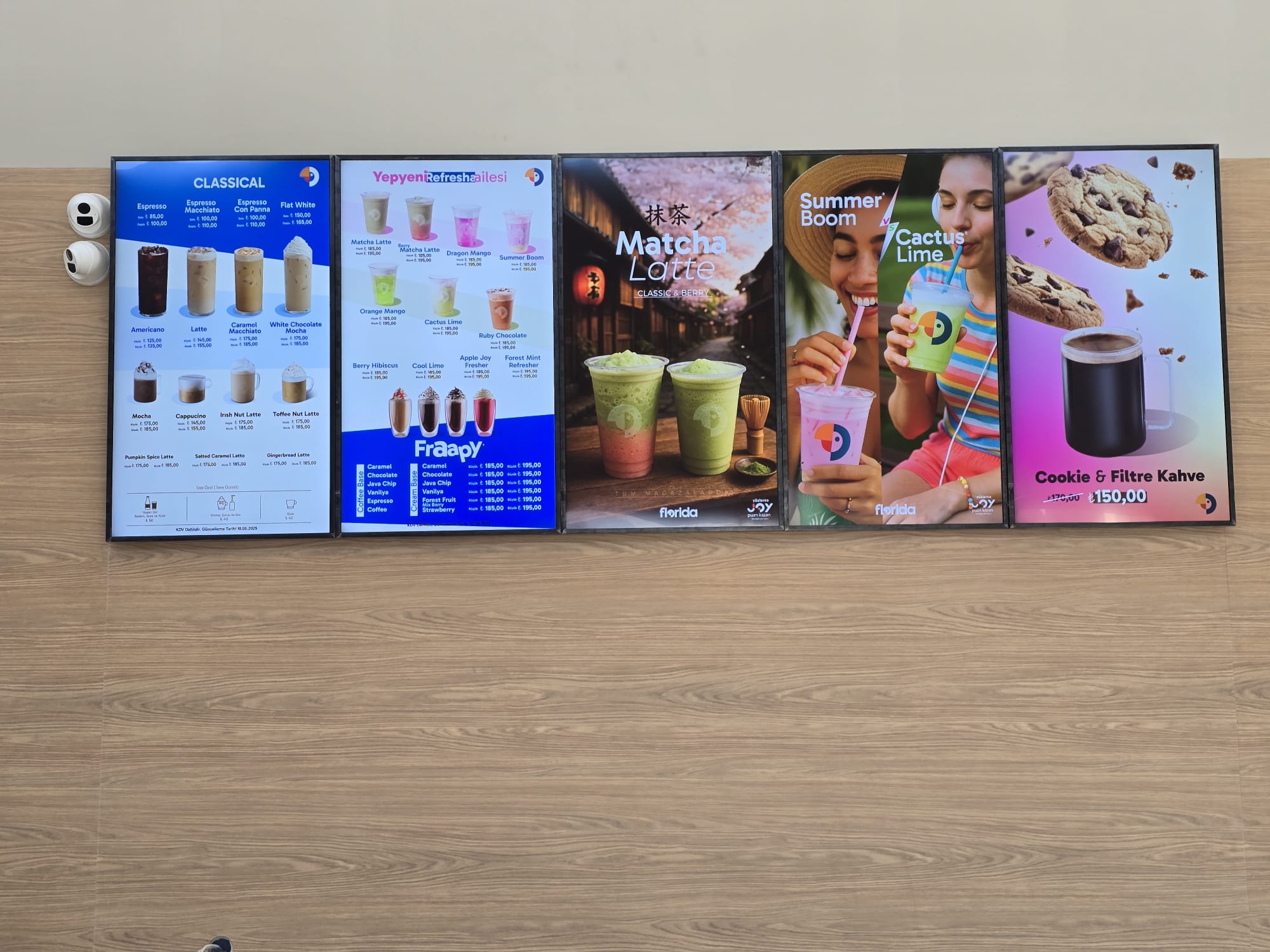 Dijital Menü Board Örneği 9