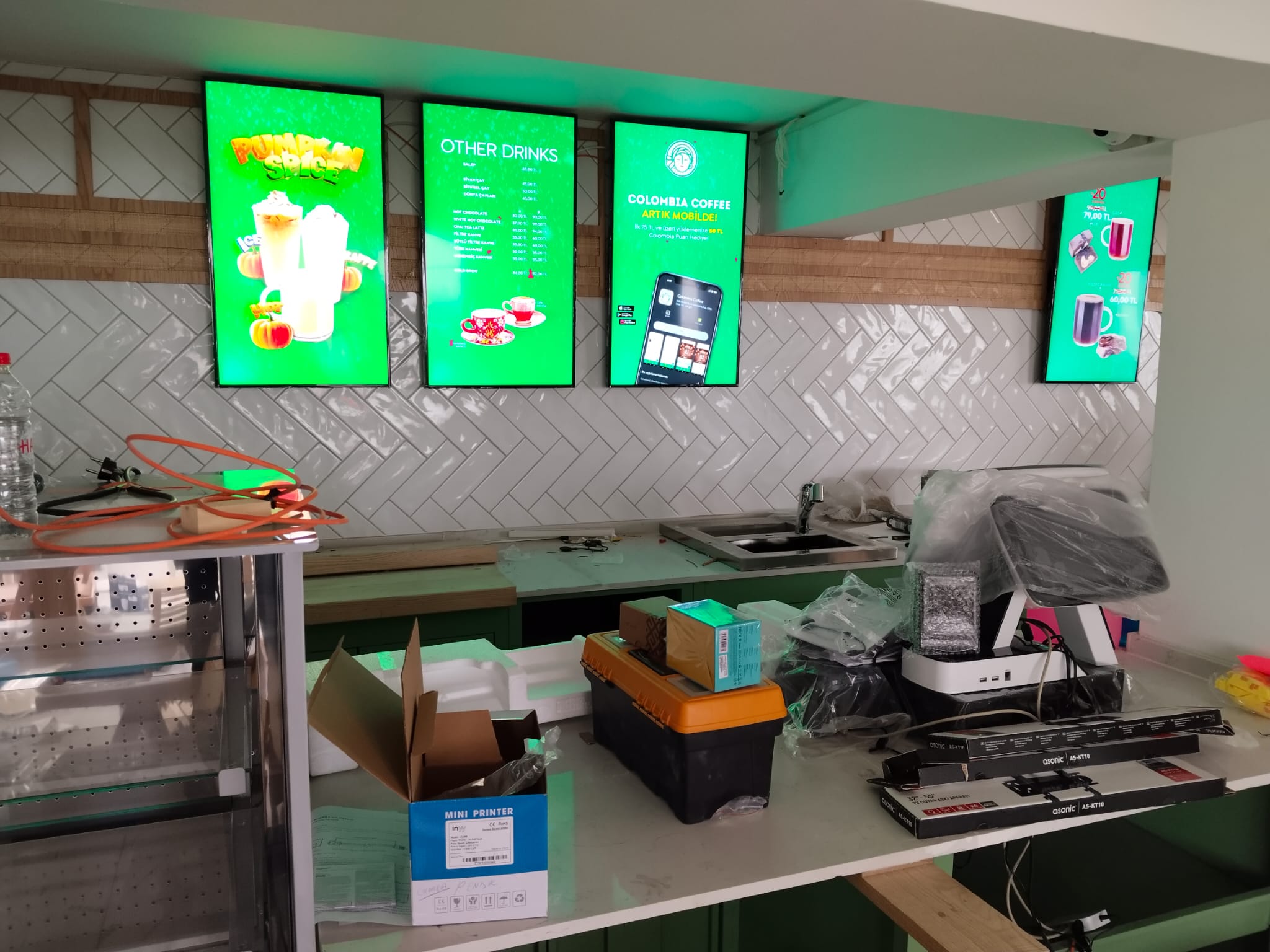 Dijital Menü Board Örneği 9