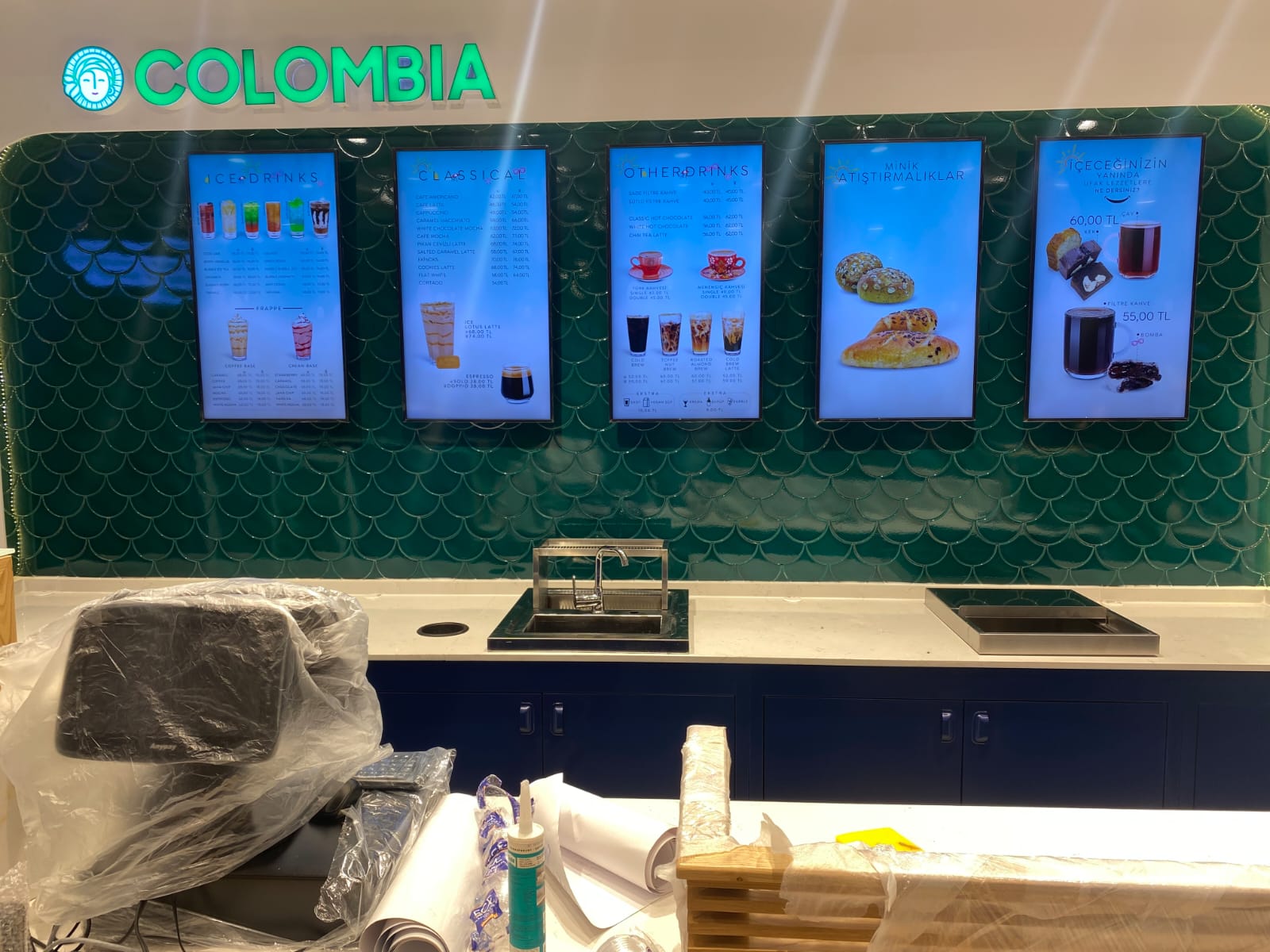 Dijital Menü Board Örneği 2